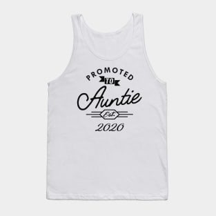 New Auntie - Promoted to auntie est. 2020 Tank Top